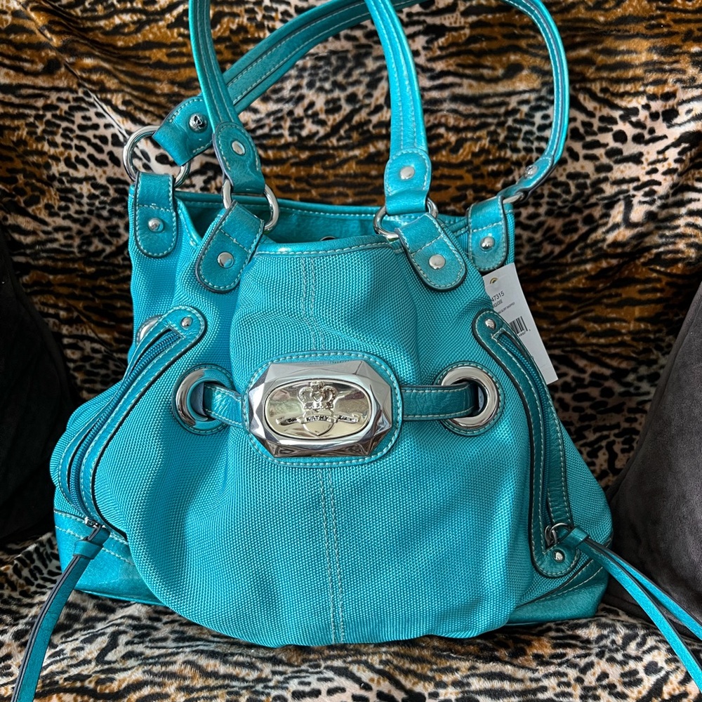 Teal Cloth Purse